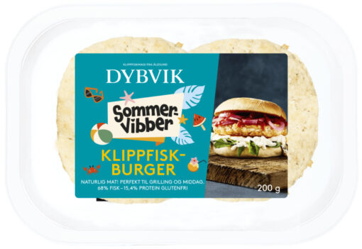 Dybvik klippfisk burger